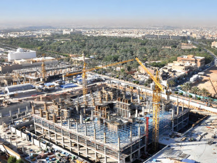 Construction works at the Court's headquarter