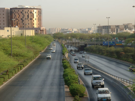 Afforestation of King Fahd Road