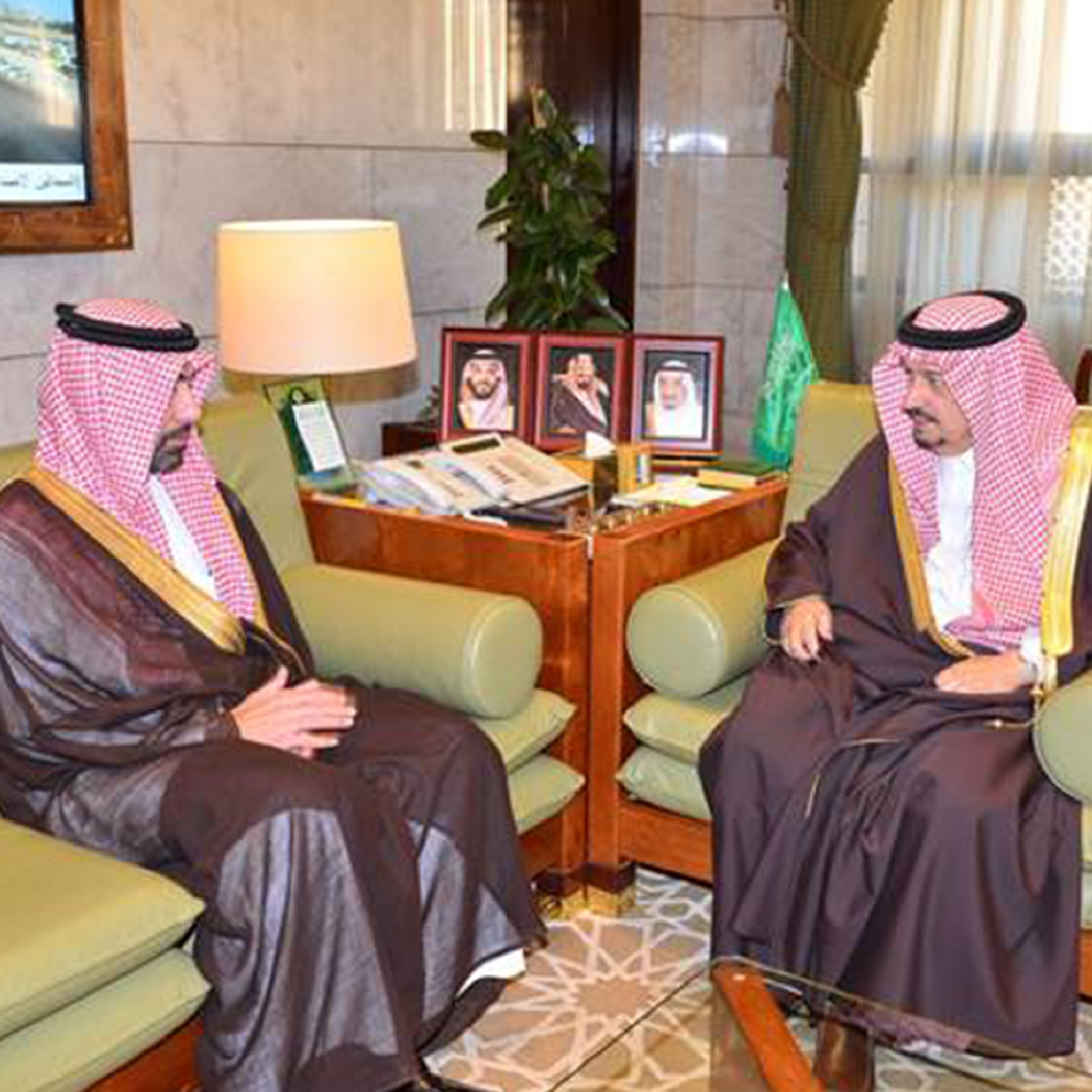 HRH Prince Faisal bin Bandar receives CEO of the Royal Commission for Riyadh City